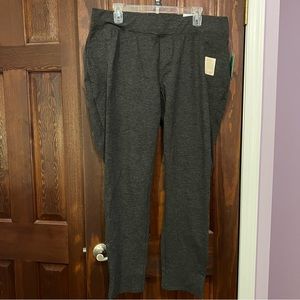 St. John's Bay Comfort Stretch Mid Rise Skinny Pull On Ponte Pants